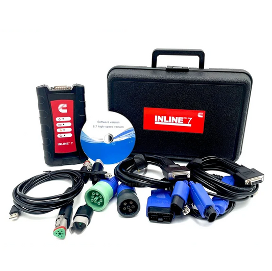 Interface de Diagnóstico Cummins Inline 7 | WiFi + Bluetooth + 3 Canais CAN Simultâneos