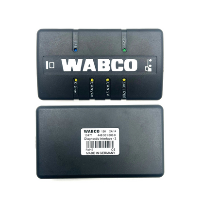 Interface WABCO DLA+ conector diagnóstico veículos pesados — ECM Tech Center