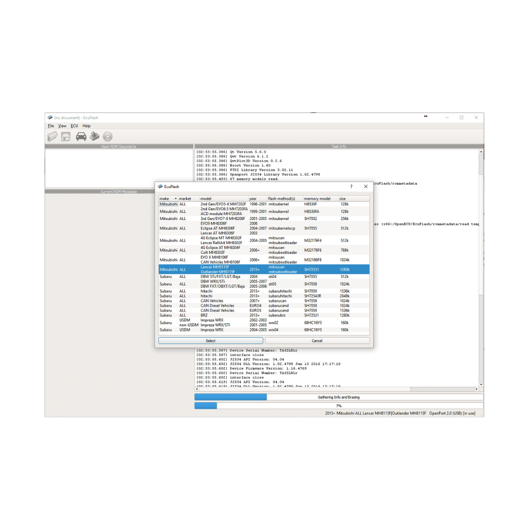 Tactrix OpenPort 2.0 | Interface de Reprogramação ECU — Subaru, Mitsubishi EVO, Toyota e Mazda