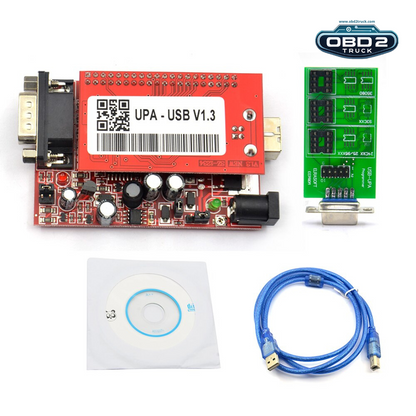 Programador UPA USB v1.3 conexão bancada reparo ECU — ECM Tech Center