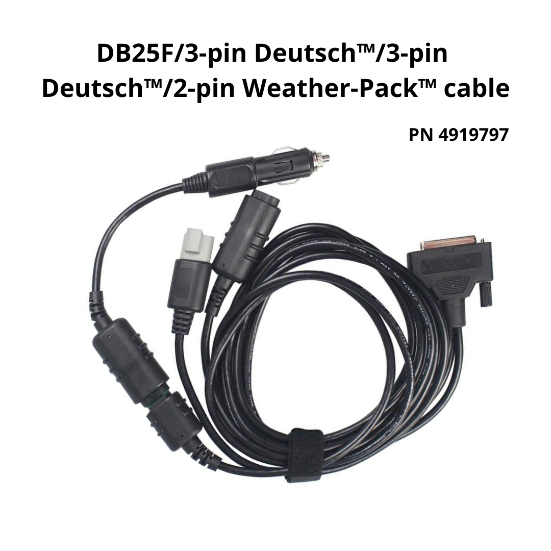 Interface Inline 6 conector OBD J1939 Cummins — ECM Tech Center