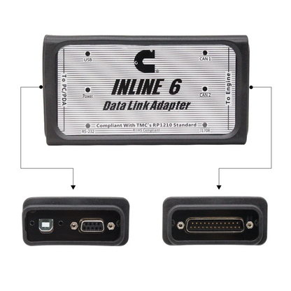 Interface de diagnóstico Cummins Inline 6 ferramenta OEM motores Cummins — ECM Tech Center
