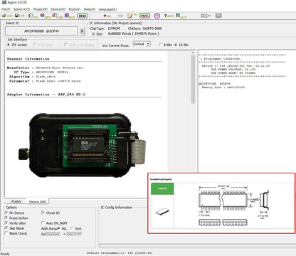Kit XGECU T56 programador universal chips profissional — ECM Tech Center