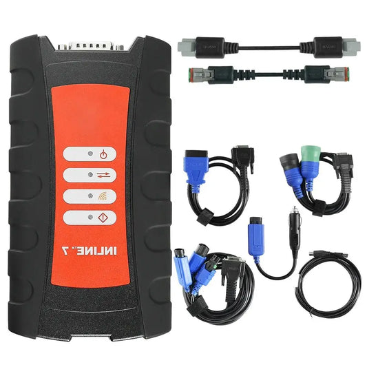 Interface de Diagnóstico Cummins Inline 7 | WiFi + Bluetooth + 3 Canais CAN Simultâneos